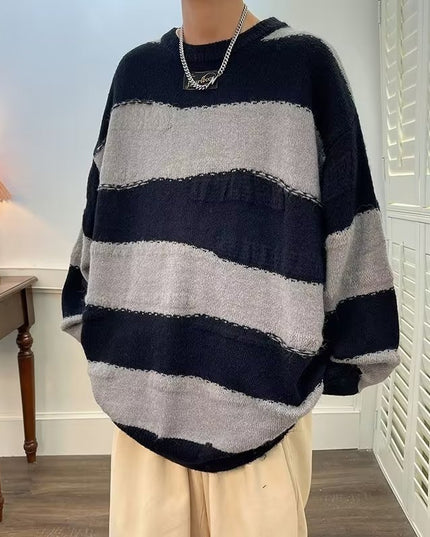 Simple All-match Round Neck Pullover Sweater