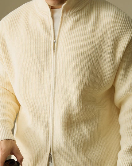 Men's Warm Stand Collar Knitted Cardigan