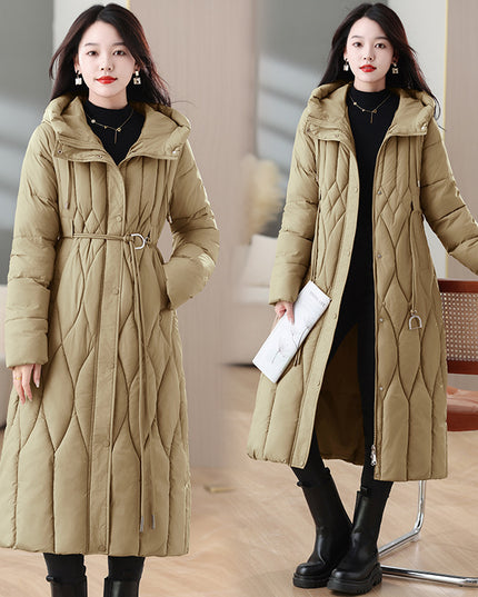 Women's Mid-length Thermal Cotton-padded Coat