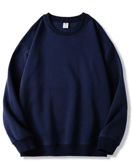 Japanese Basic Style Round Neck Sweater For Men