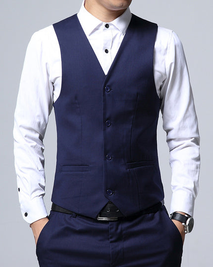 New Zhongshan Suit Men's Wedding Tuxedo Three-piece Suit