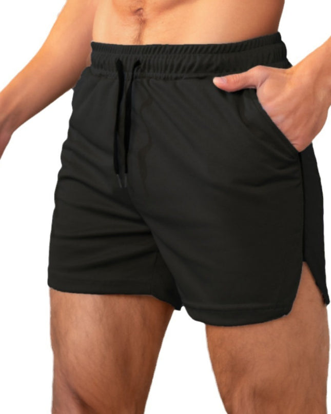 Men's Mesh Quick-drying Breathable Shorts Solid Color