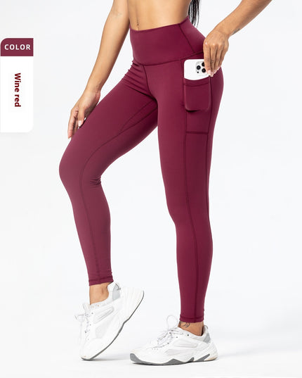 Women's Slim-fit Pocket High Waist Workout Sports Yoga Pants