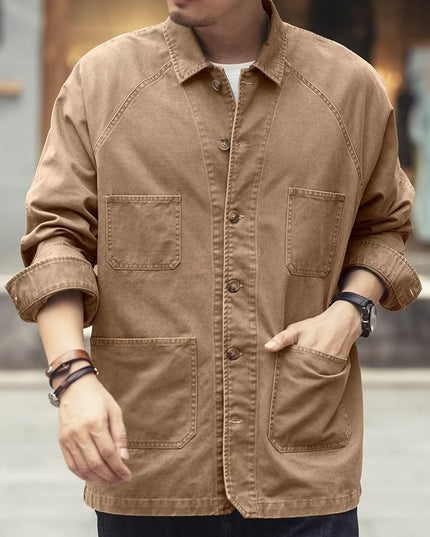 Versatile Casual Denim Jacket For Men