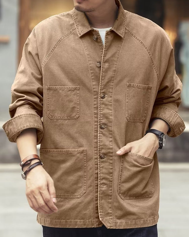 Versatile Casual Denim Jacket For Men
