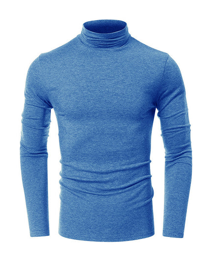 Turtleneck Men's European And American Long Sleeve T-Shirt