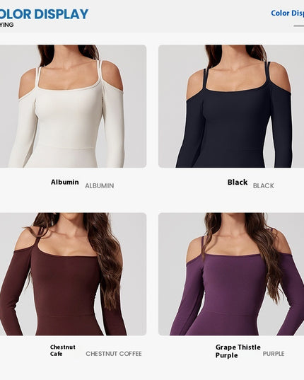 Women's Shoulder Strap Integrated Bell-bottom Pants