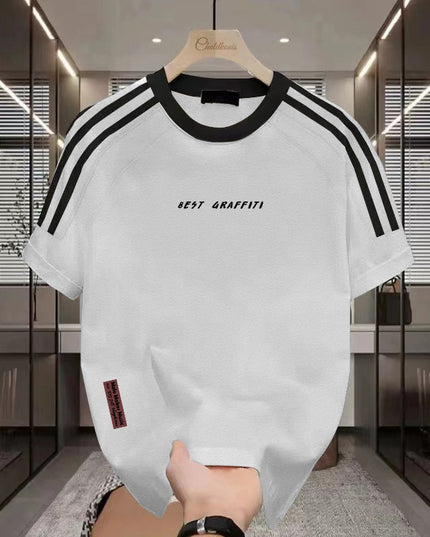 Men's Summer Thin Heavy Cotton Short Sleeve