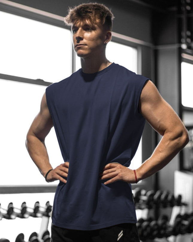 Fitness Sports Vest Men's Breathable Moisture Absorption Loose