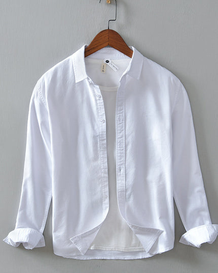 Men's Casual Minimalist Long Sleeve Shirt