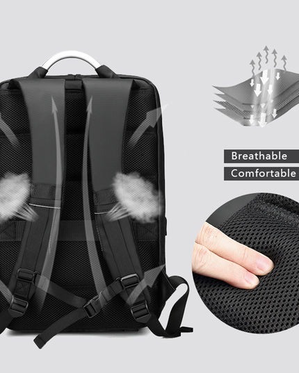 Fashionable Business Laptop Backpack Water Repellent Travel Bag