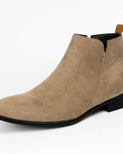 Fashion Men's Square Toe Ankle Boots