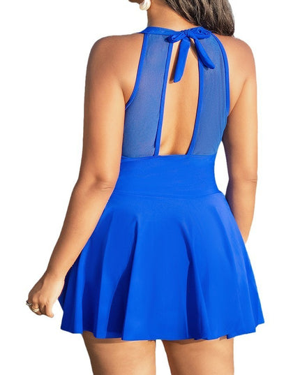 Plus-sized Plus Size Swimsuit Skirt One-piece Swimsuit For Women