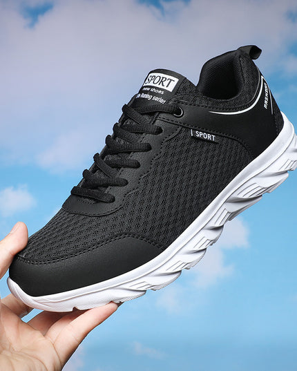 Sports Shoes Men's Shoes Mesh Casual Solid Soft Sole Large Size
