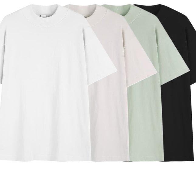 Cotton Large Drop-shoulder Work Clothes Short Sleeve