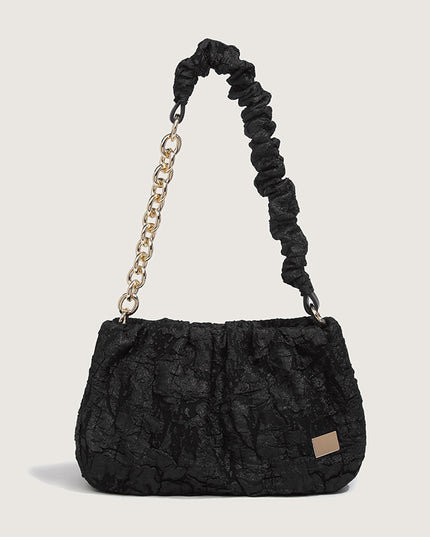 One Shoulder Messenger Chain Cloud Bag