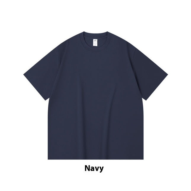 Cotton Heavy Round Neck Cultural T-shirt Advertising Shirt
