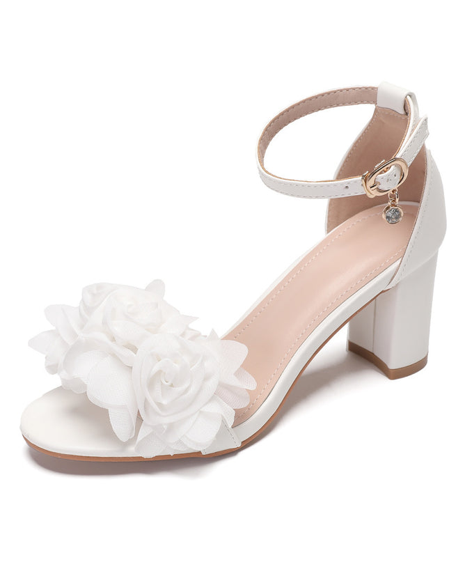 Women's Plus Size Strap Chunky Heel High Heel Sandals