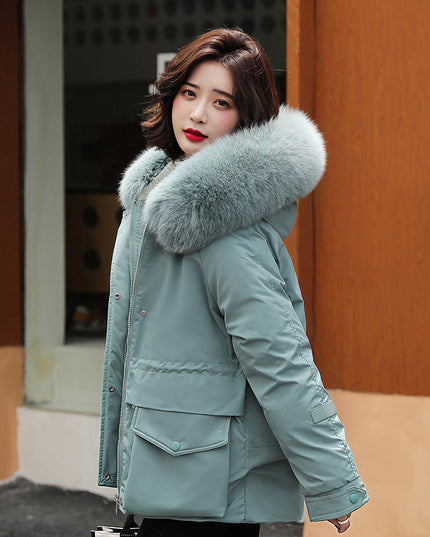 Pie Overcoming Women's Plus Size Women's Autumn And Winter Fur Jacket Women