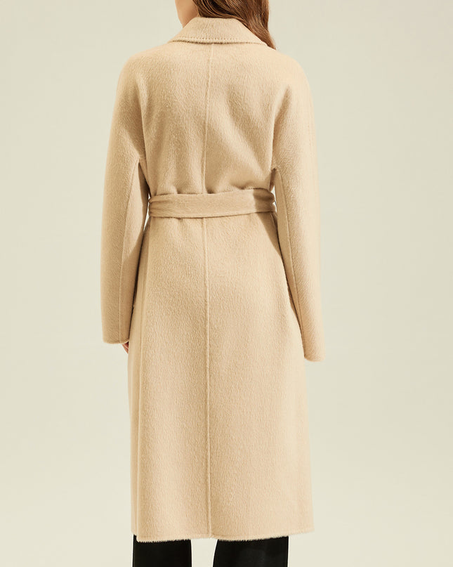 Women's Camel Coat Reversible Woolen Jacket