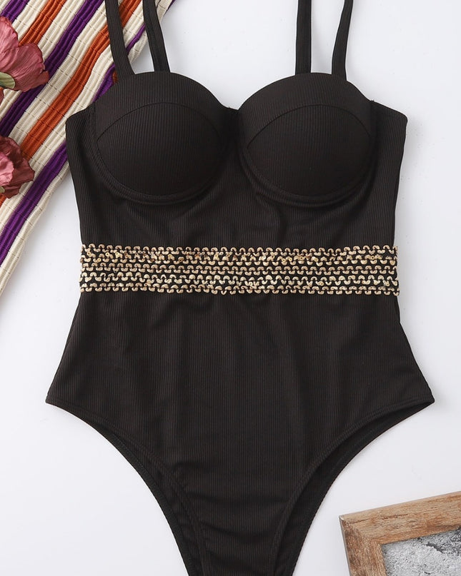One-piece Swimsuit Hard Bag Shoulder Strap Adjustable