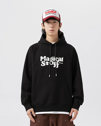 Letter Print Sweatshirt Loose Street Coat For Men And Women