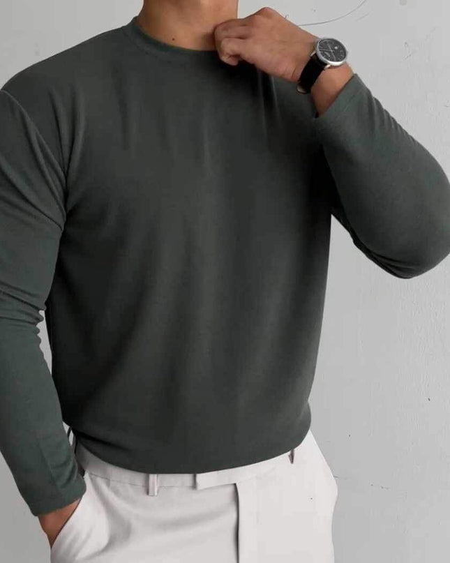 Autumn And Winter Dralon Thickened Men's Undershirt