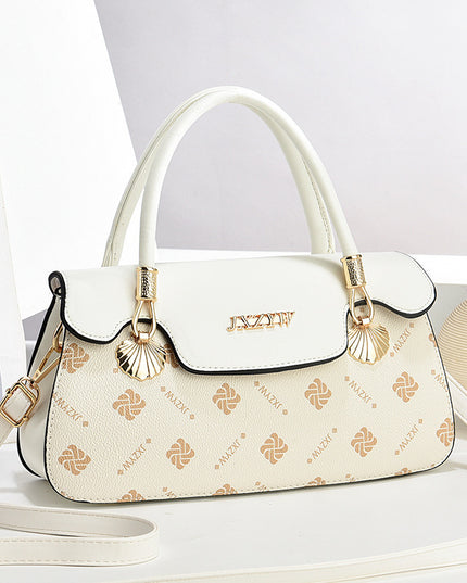 Vintage Exquisite Letter-printed Women's Handbag Fashion Printed Casual Simple Handbag Women's Cross-body Bag