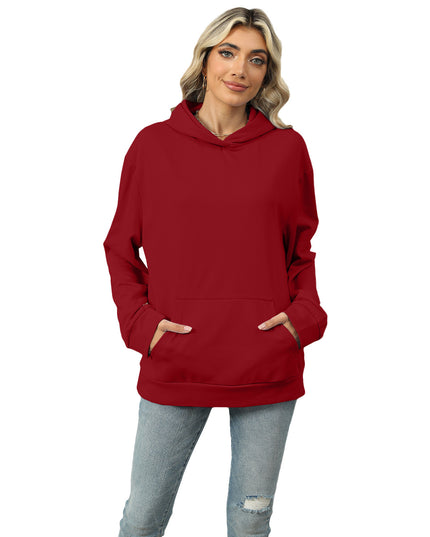 Casual Hooded Pocket Sweatshirt Women