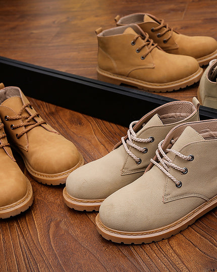 New Fashion Men's Shoes Trendy All-match Short Boots