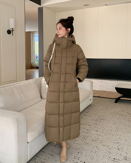 Thickened Long Section Down Cotton Jacket Coat