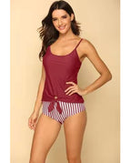 Red striped pants