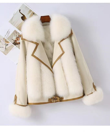 Fur Women's Fur Imitation Fox Fur Jacket
