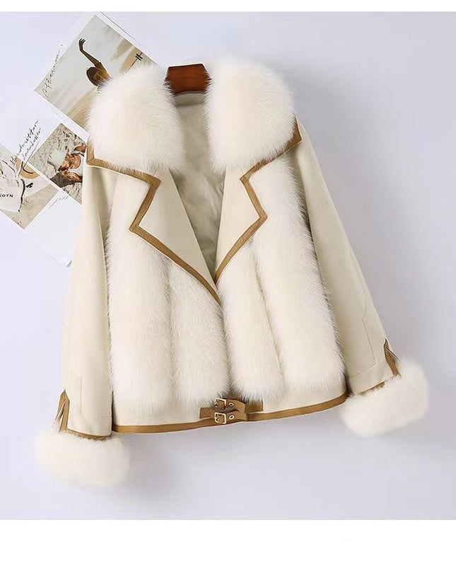 Fur Women's Fur Imitation Fox Fur Jacket