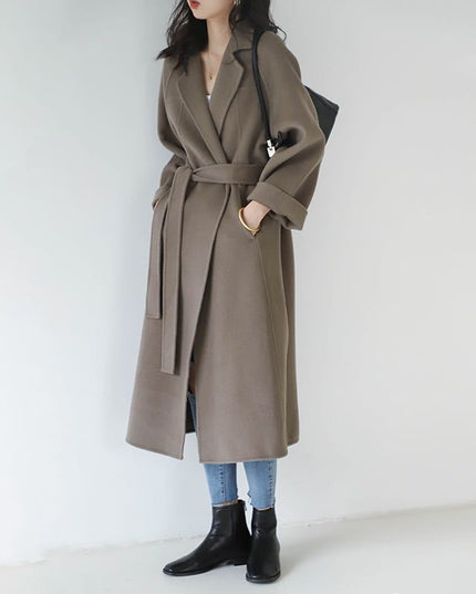 Fashion Loose Cool Woolen Coat Women