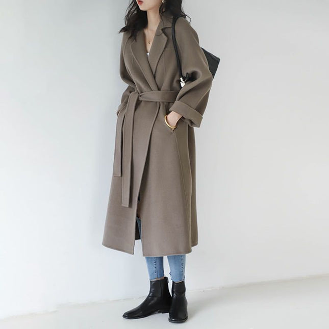 Fashion Loose Cool Woolen Coat Women