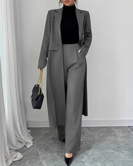 Suit Pants Elegant Graceful Two-piece Set