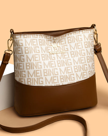 Retro Soft Leather Simple Versatile Messenger Bag