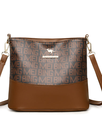 Retro Soft Leather Simple Versatile Messenger Bag