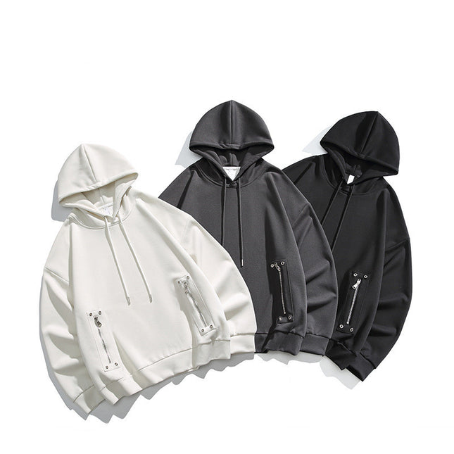 American Style Loose Hooded Sweater For Men