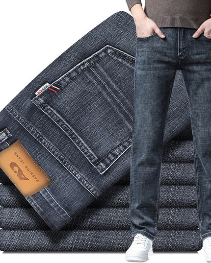 Men's Loose Straight Leg Summer Jeans