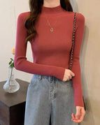 Half Turtleneck Brick Red