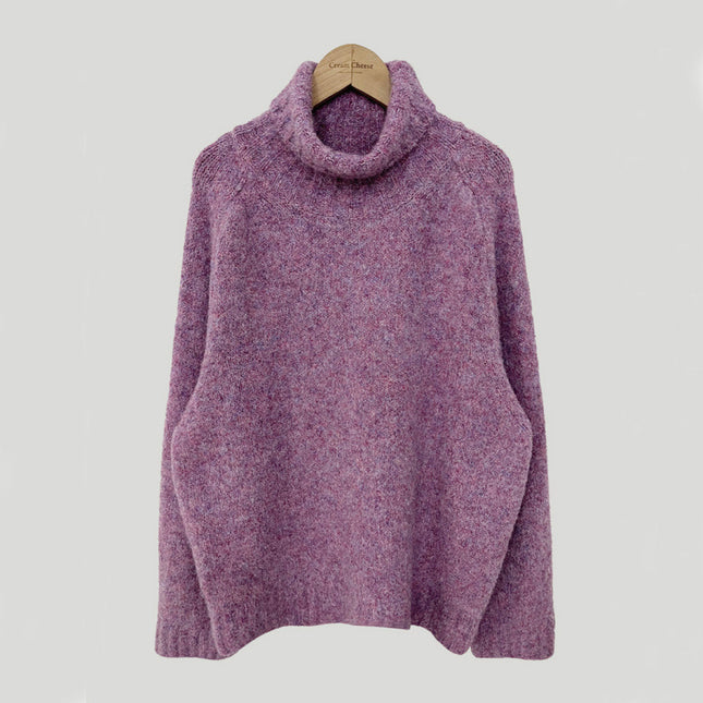 Retro Turtleneck Warm Pullover Bottoming Sweater Loose Outer Wear