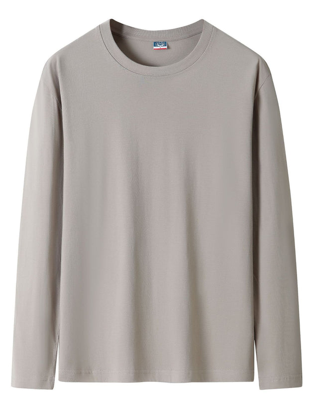 New Cotton Long Sleeve Printed Round Neck T-Shirt