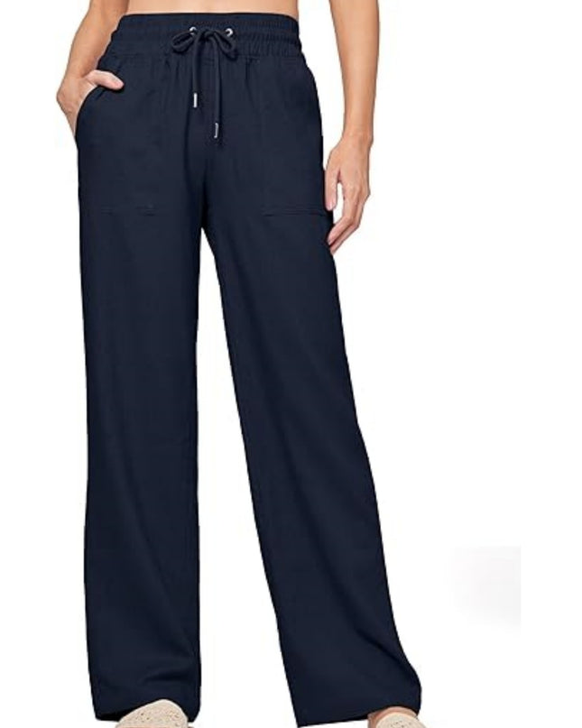 Women's Linen Wide-leg Cotton And Linen Casual Beach Summer Pants