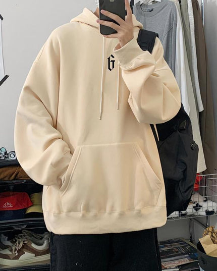 American-style Heavy Hooded Sweater For Boys