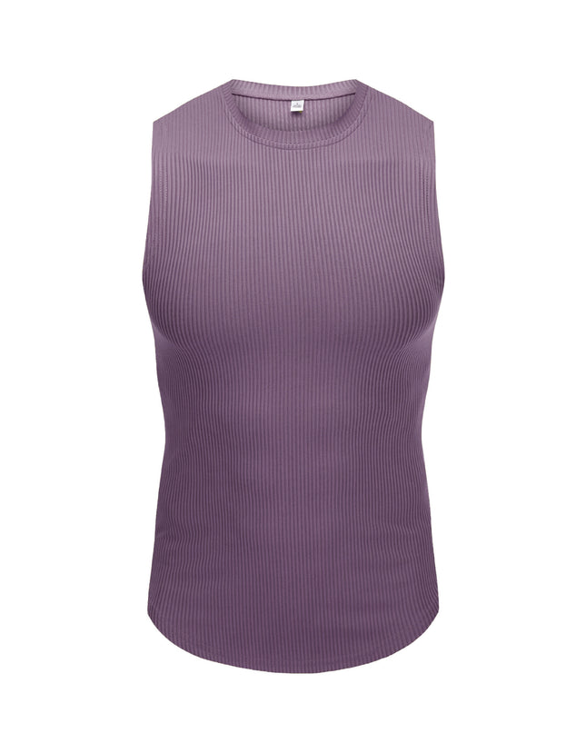 Wide Shoulder Bottoming Sleeveless Thread Vest For Men