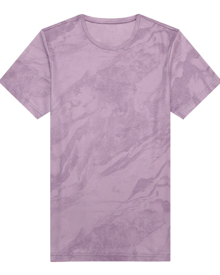 Men's Round Neck Mercerized Cotton Short Sleeves
