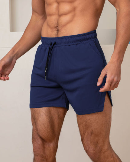 Men's Mesh Quick-drying Breathable Shorts Solid Color