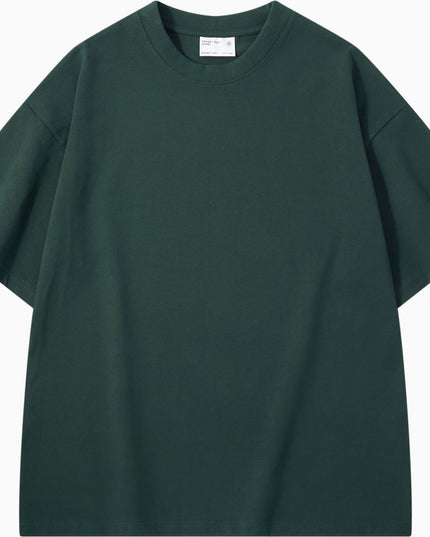 Thickened Cotton Short-sleeved Drop-shoulder T-shirt Bottoming Shirt Top